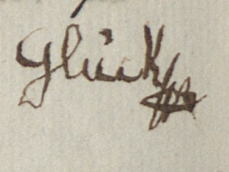 Schriftzug Gluck 9a