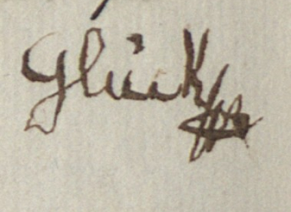 Schriftzug Gluck 9a